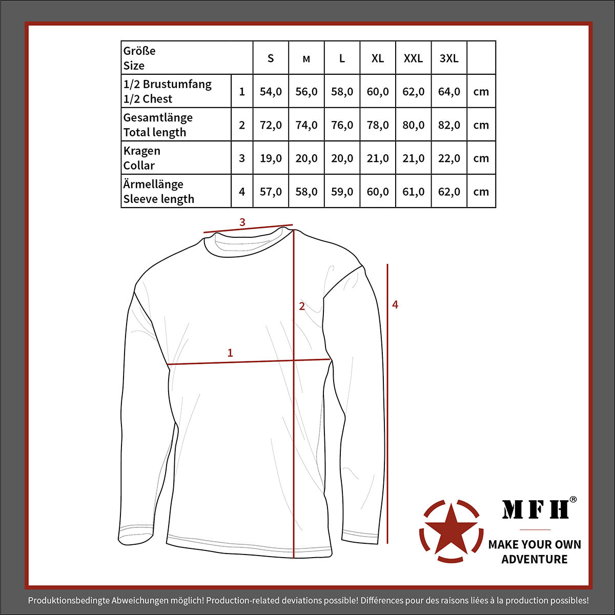 US Tarn-Shirt, langarm, woodland, 170 g/m²