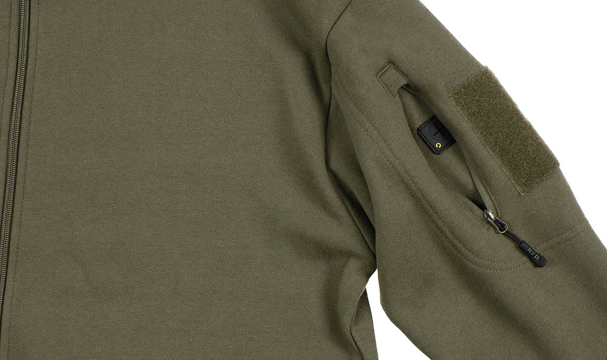 Sweatjacke, "Tactical", oliv