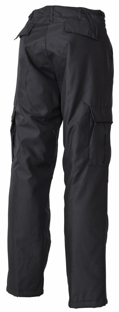 US Kampfhose, gefüttert, schwarz