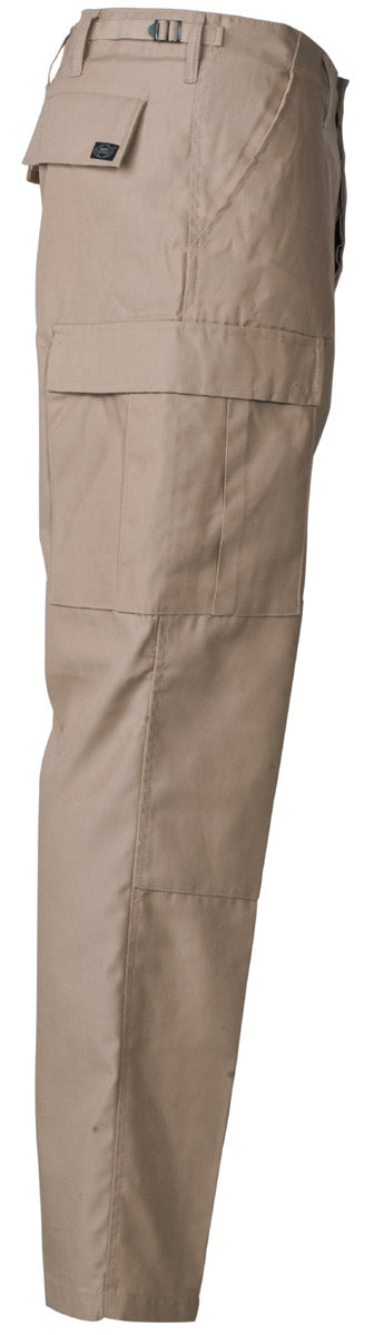 US Kampfhose, BDU, khaki, Knie- und Gesäßverstärkung