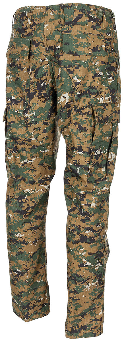 US Kampfhose, BDU, Rip Stop, digital woodland