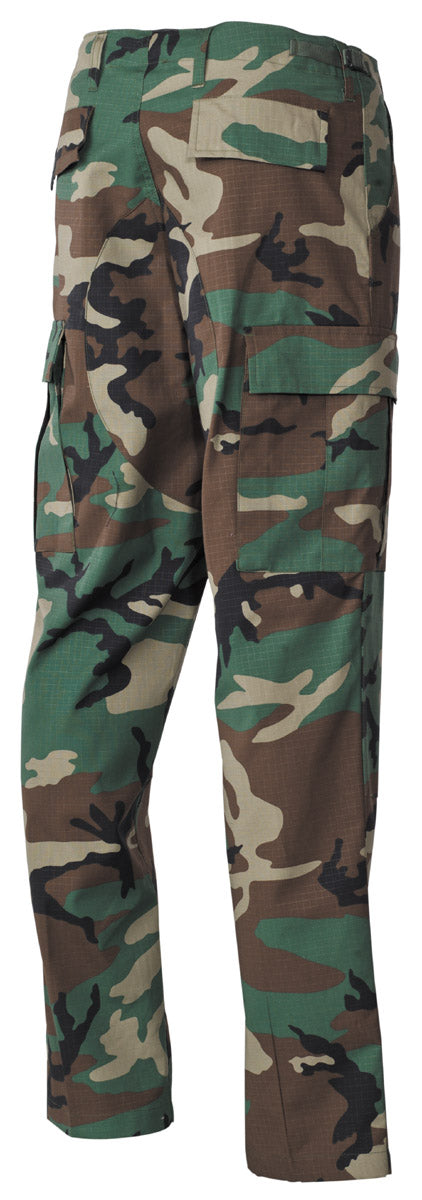 US Kampfhose, BDU, Rip Stop, woodland