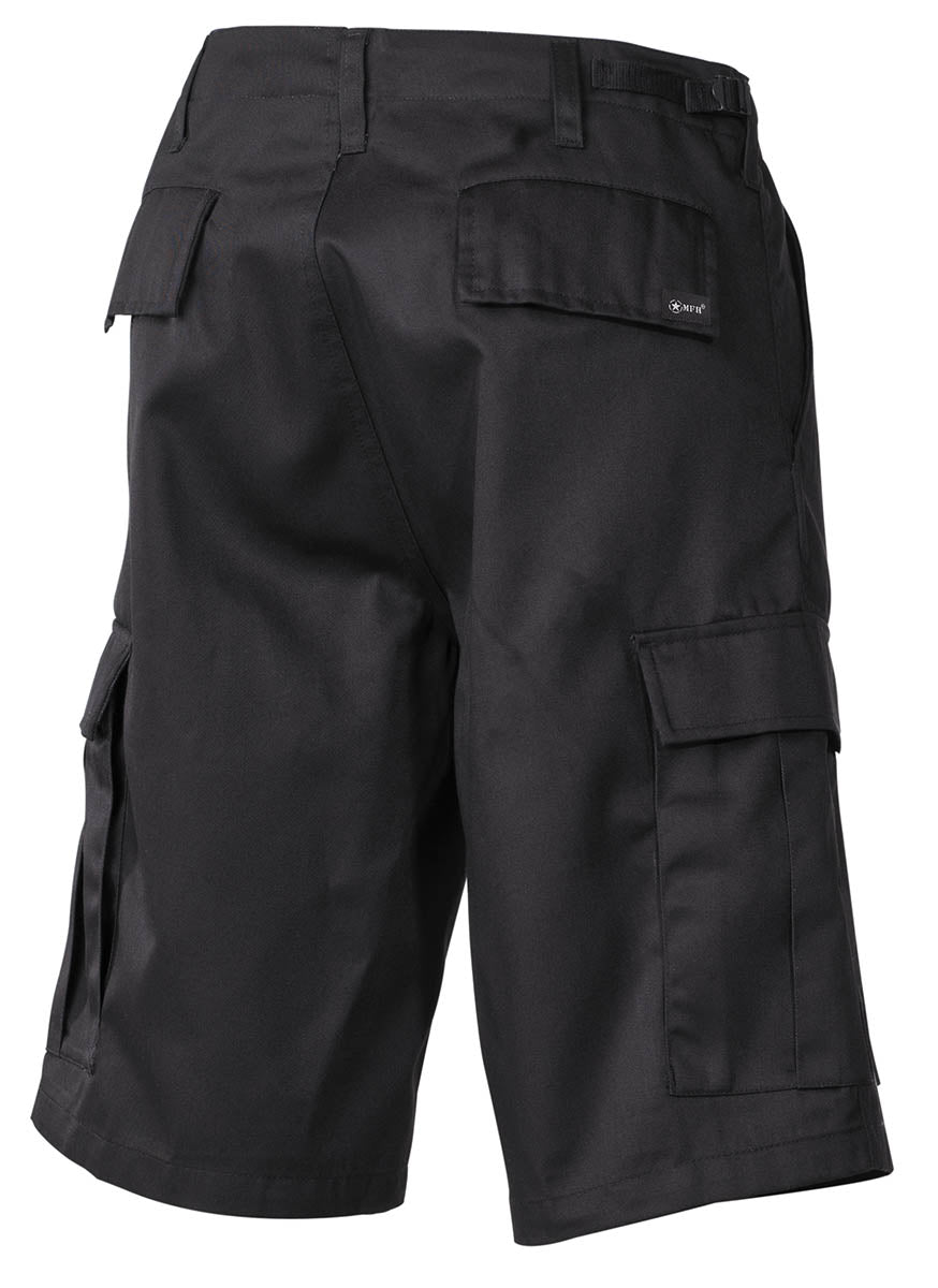 US Bermuda, BDU, schwarz, mit Seitentaschen