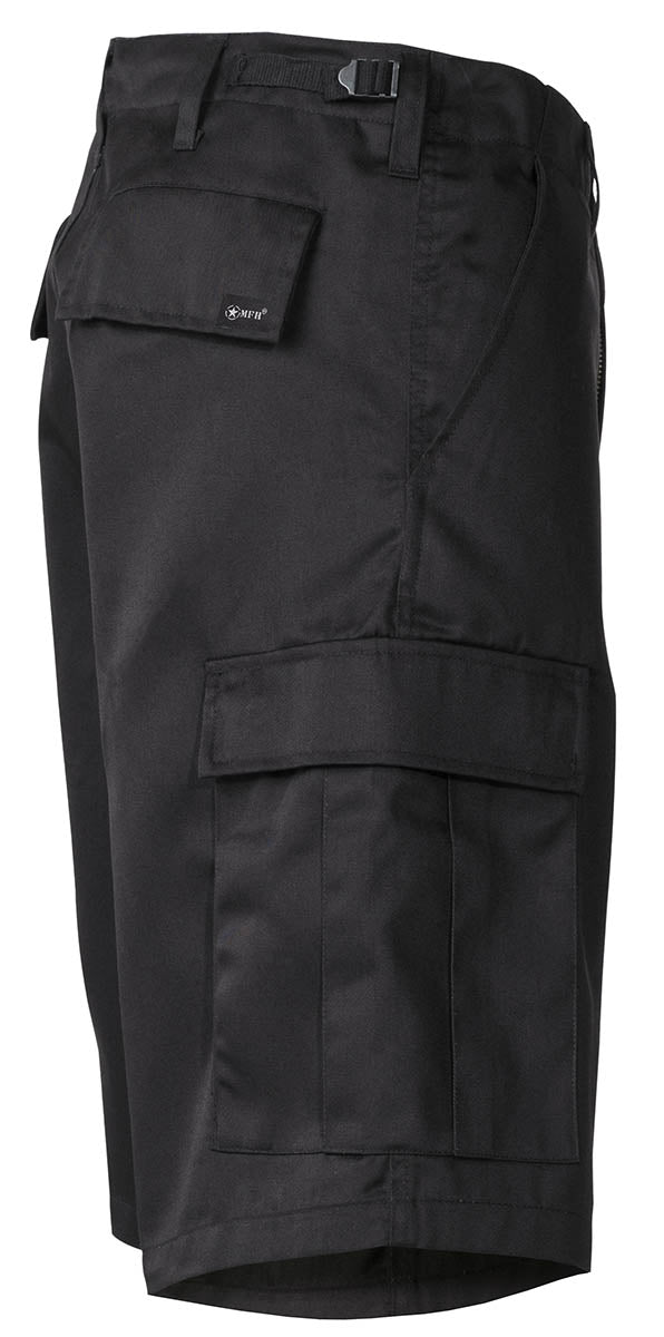 US Bermuda, BDU, schwarz, mit Seitentaschen