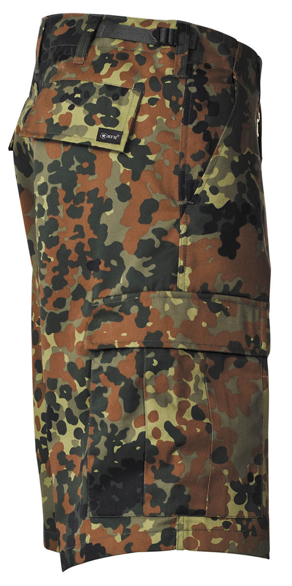 US Bermuda, BDU, flecktarn, mit Seitentaschen