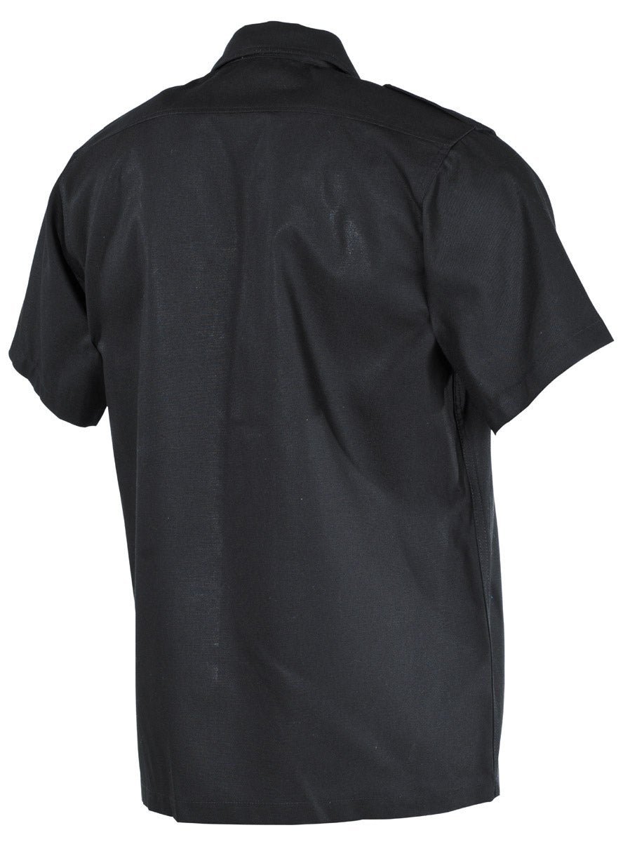US Hemd, kurzarm, schwarz