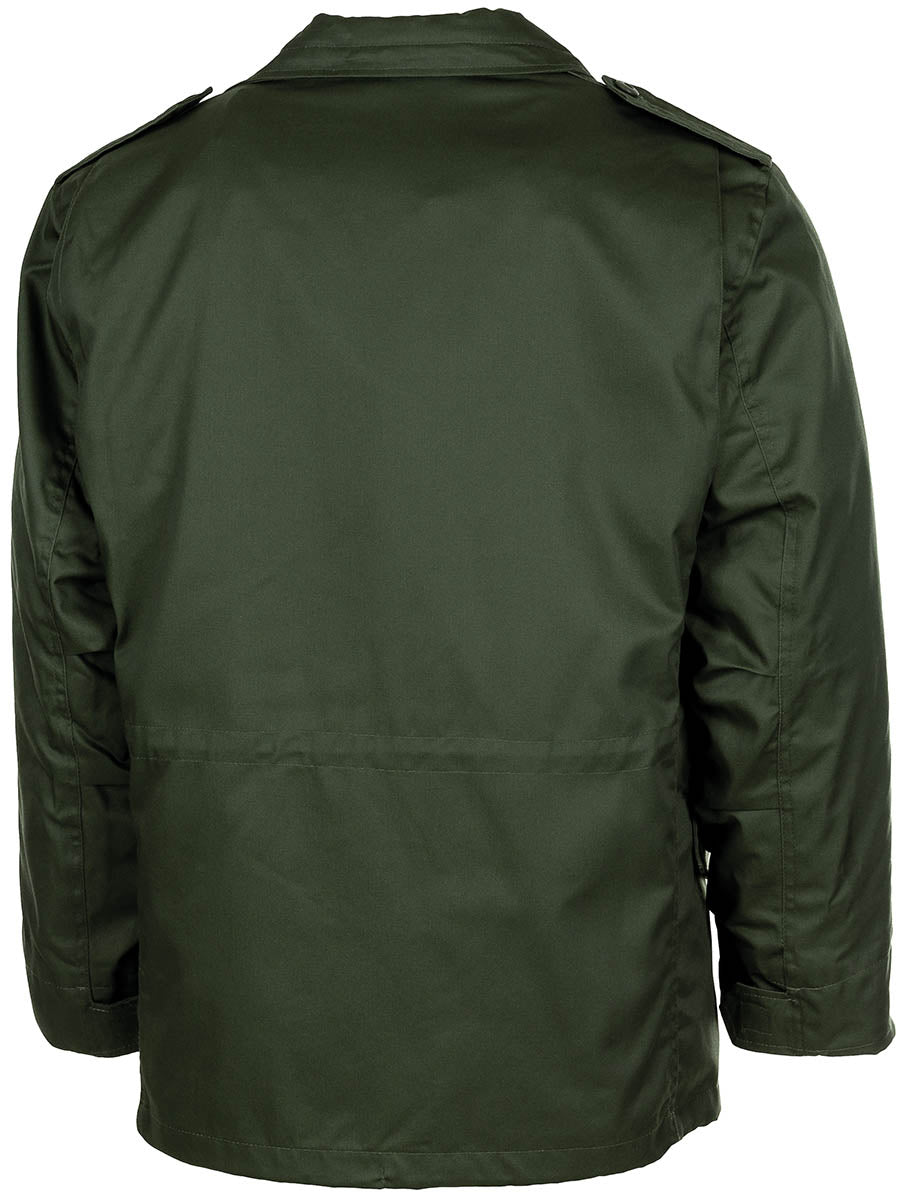 US Feldjacke M65, oliv, m. auskn. Steppfutter