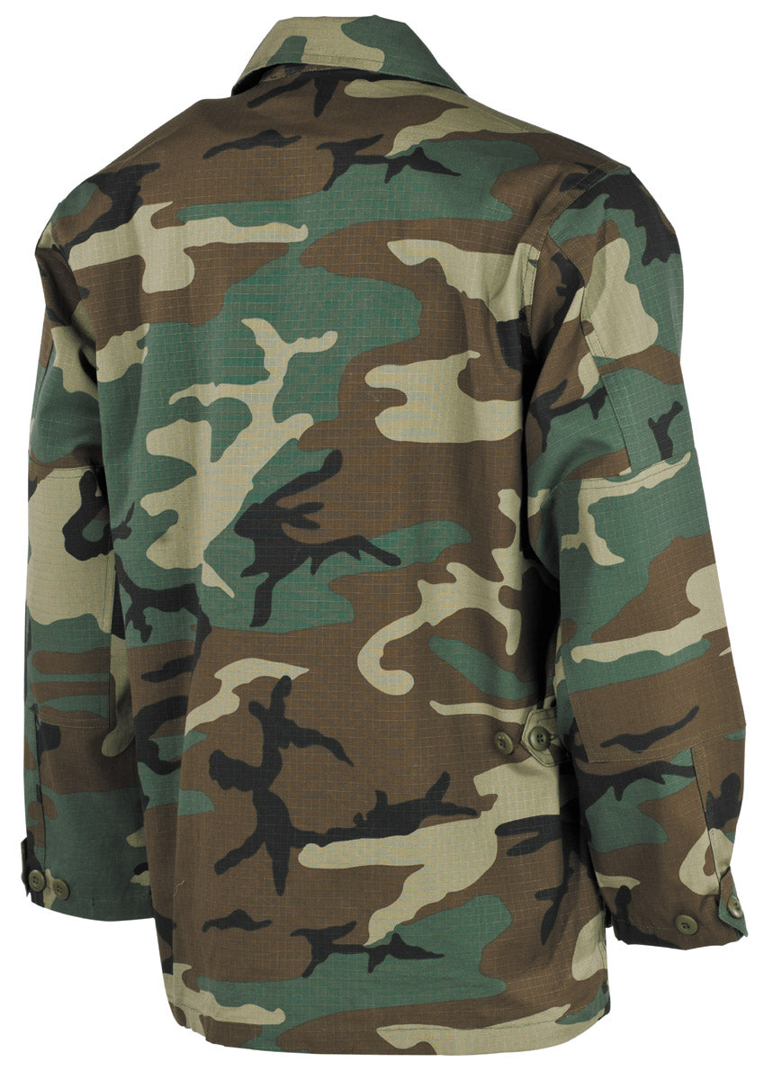 US BDU Feldjacke, Rip Stop, woodland