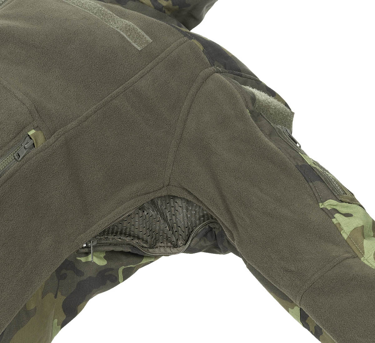 Fleece-Jacke, "Combat", M 95 CZ tarn