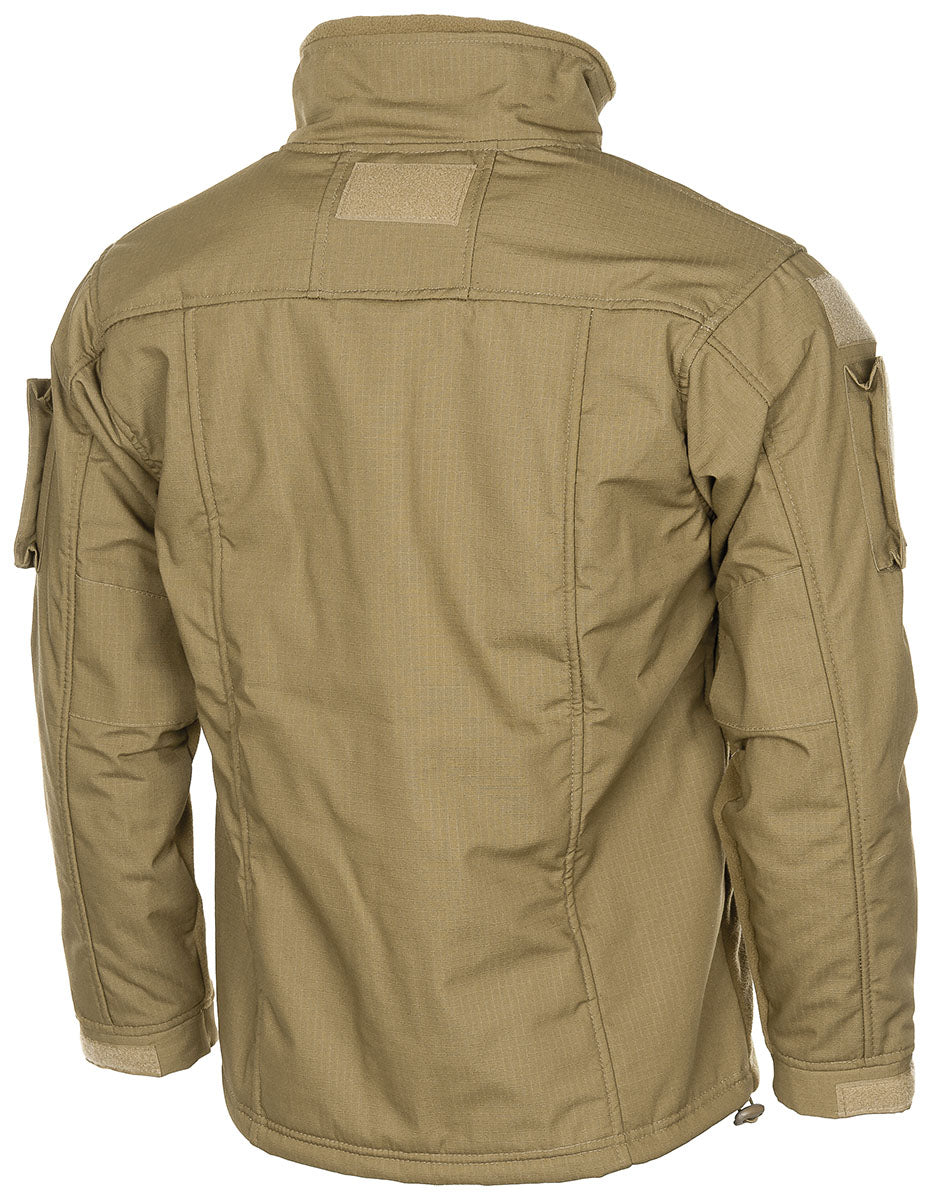 Fleece-Jacke, "Combat", coyote tan