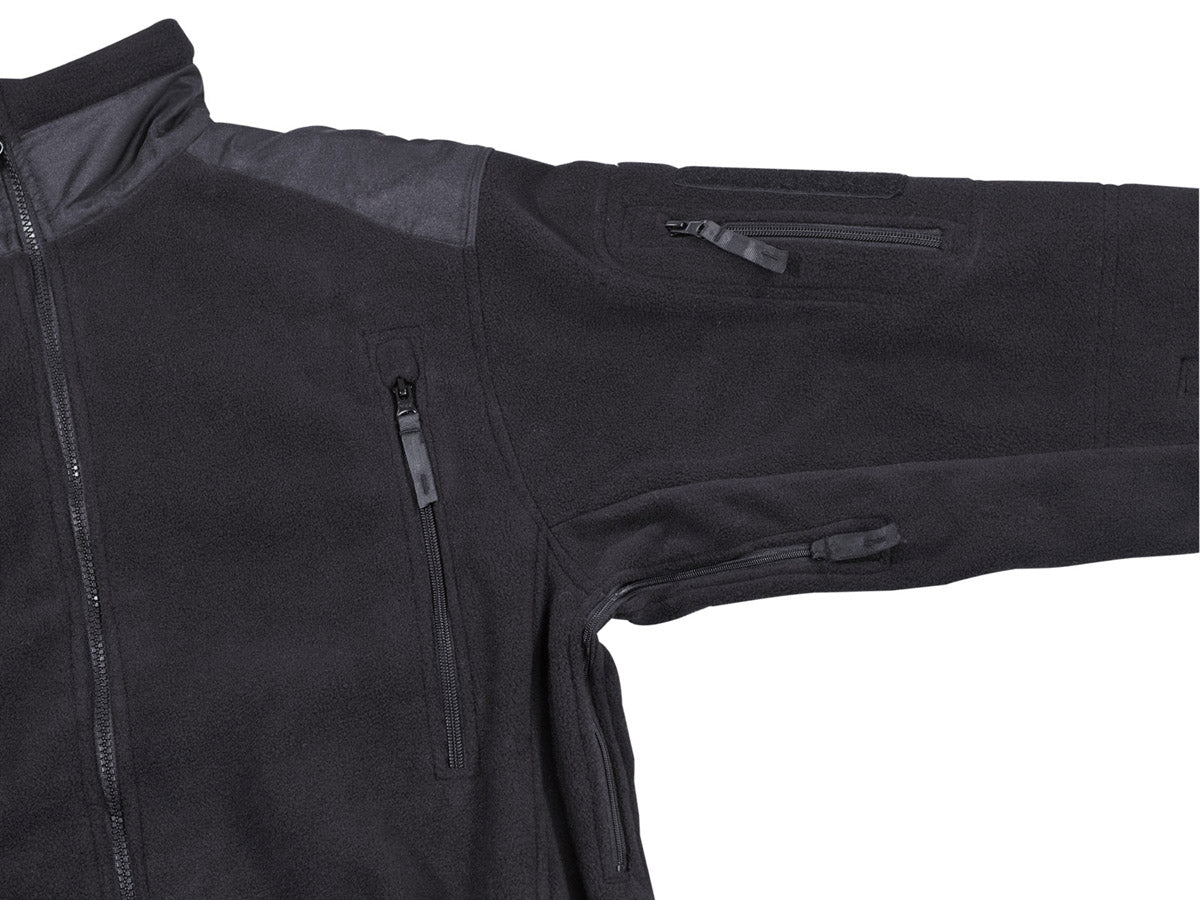 Fleece-Jacke, "Heavy-Strike", schwarz