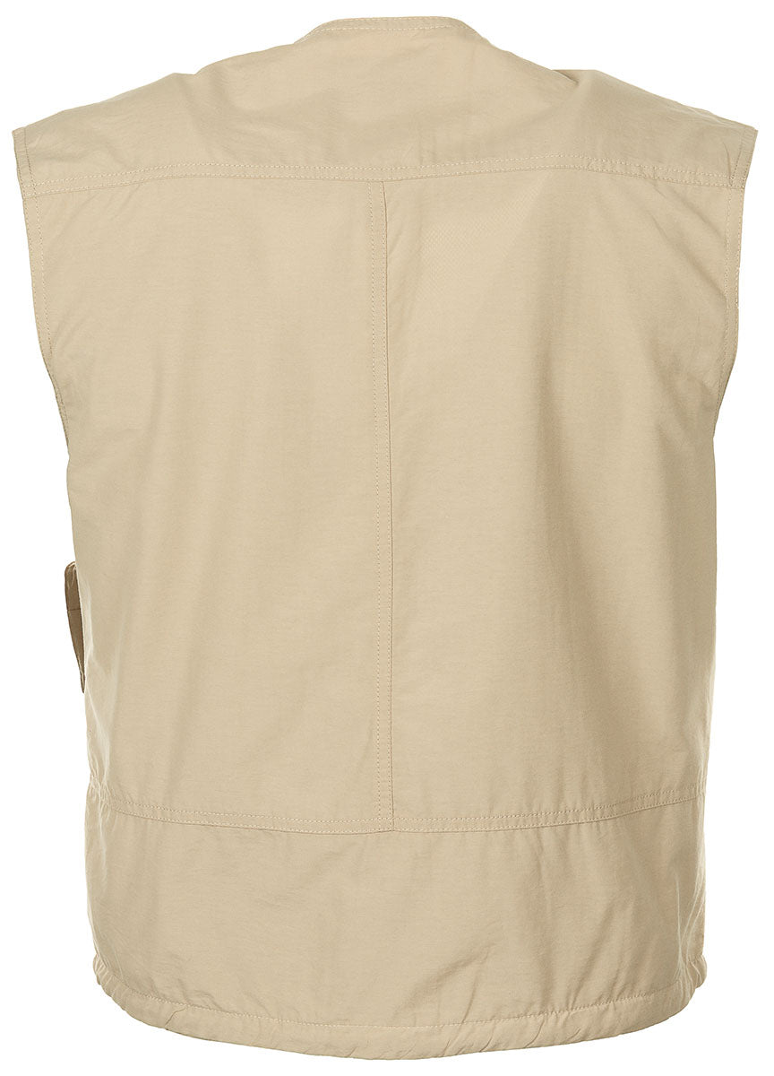 Outdoor Weste, khaki, Microfaser