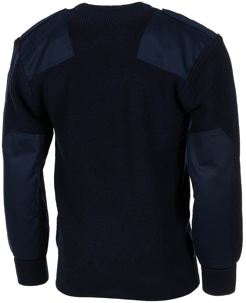 BW Pullover, mit Brusttasche, blau