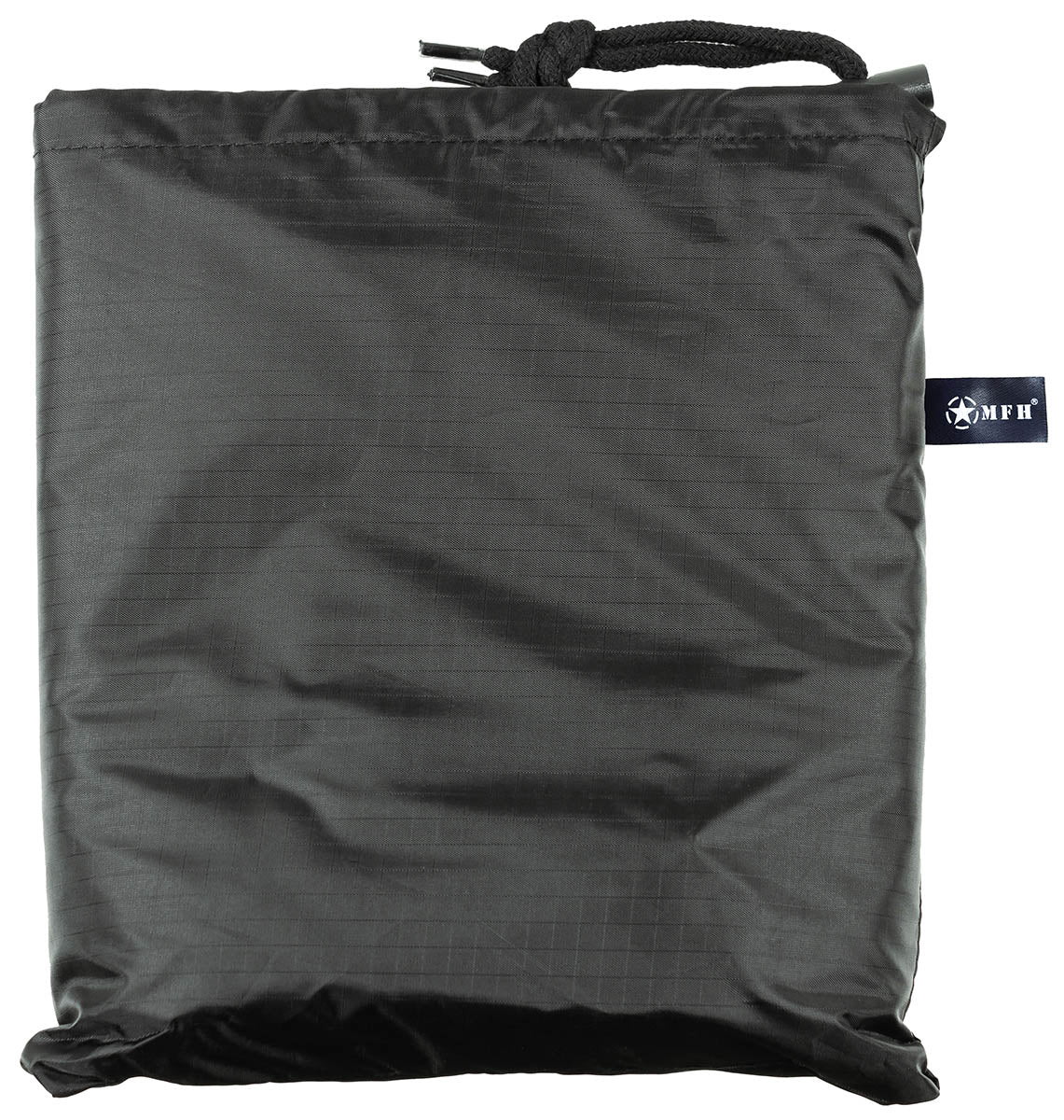Poncho, Rip Stop, schwarz, ca. 144 x 223 cm