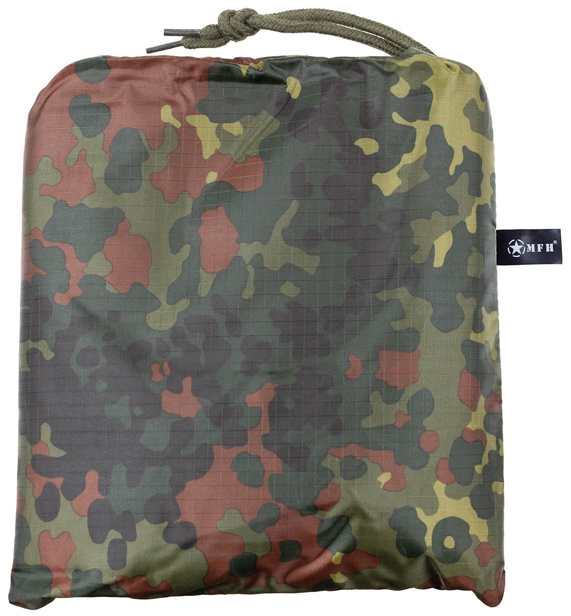 Poncho, Rip Stop, flecktarn, ca. 144 x 223 cm
