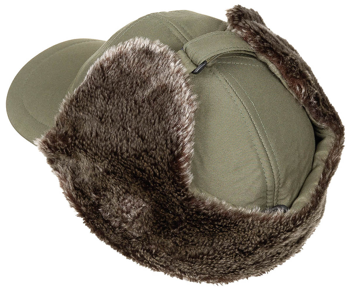 Winter Cap, "Trapper", oliv