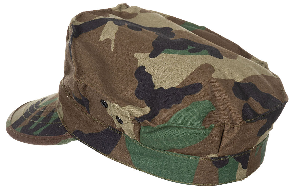 US Cap, "USMC", Rip Stop, woodland, Marine-Corps-Druck