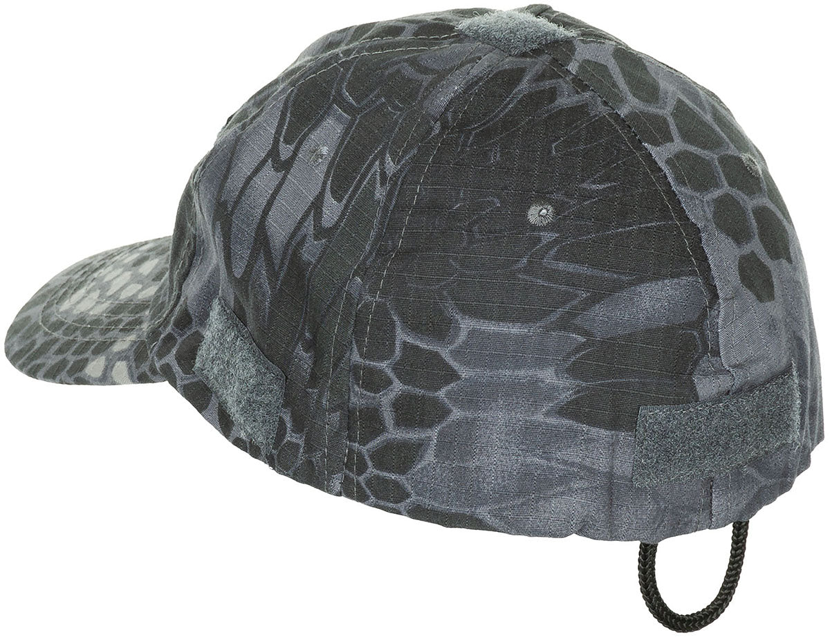 Einsatz-Cap, mit Klett, snake black
