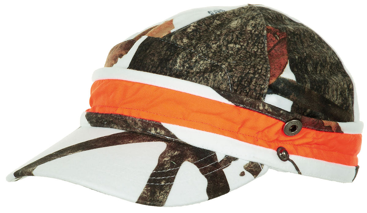 Cap, hunter-snow, orange Leuchtstreifen