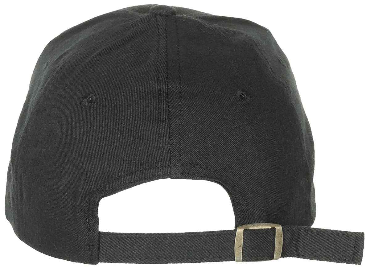 BB Cap, flach, schwarz, gebürstet