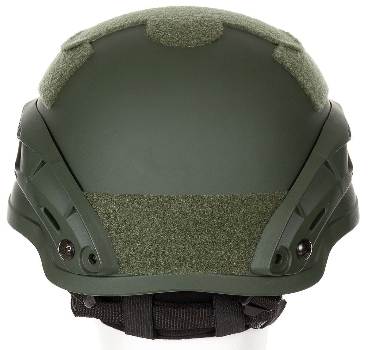 US Helm, "MICH 2002", Rails, oliv, ABS-Kunststoff