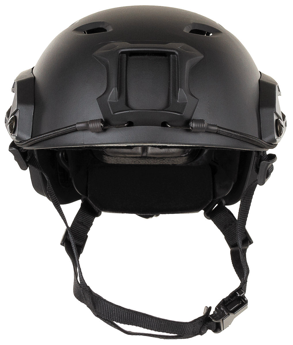 US Helm, FAST-Fallschirmjäger, schwarz, Rails, ABS-Kunststoff