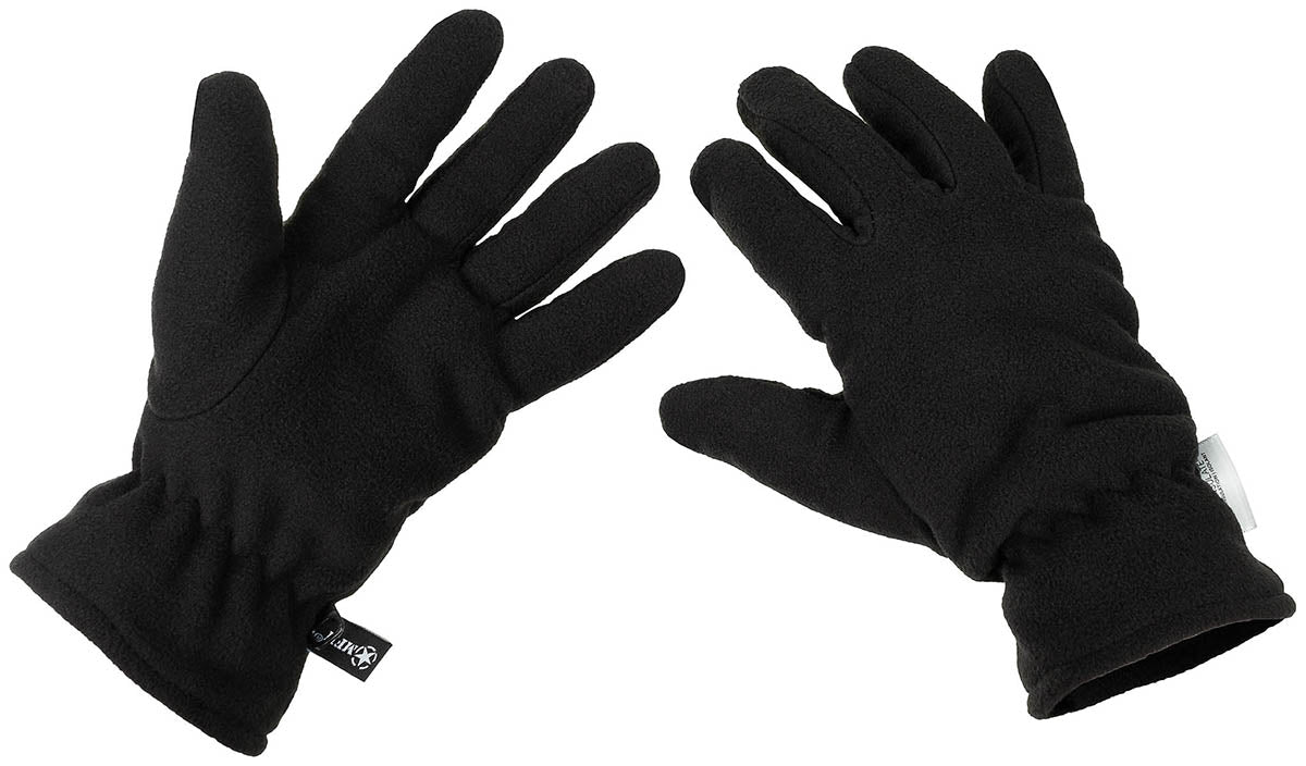 Fleece-Handschuhe, schwarz, 3M+ Thinsulate+ Insulation