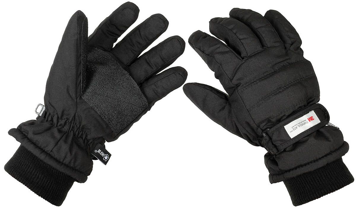 Fingerhandschuhe, schwarz, 3M+ Thinsulate+ Insulation