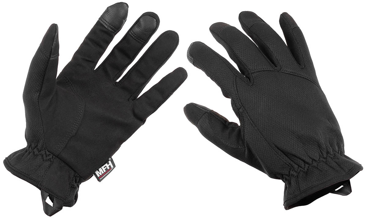 Fingerhandschuhe, schwarz, Lightweight