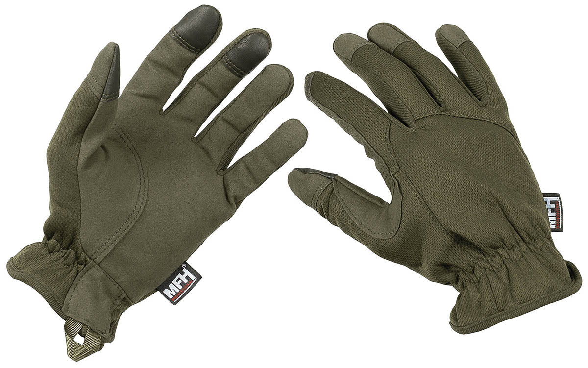 Fingerhandschuhe, oliv, Lightweight