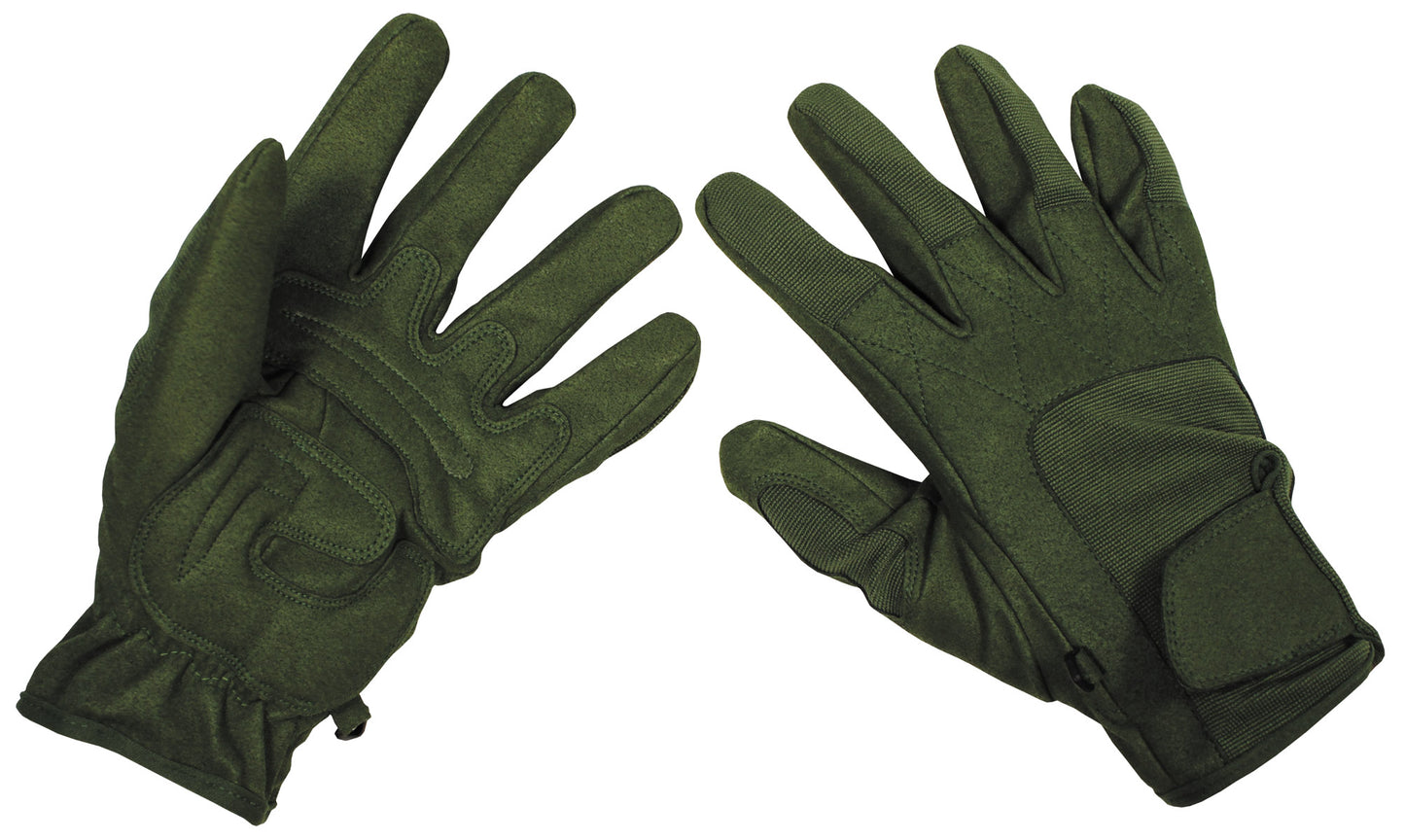 Fingerhandschuhe, Worker light, oliv