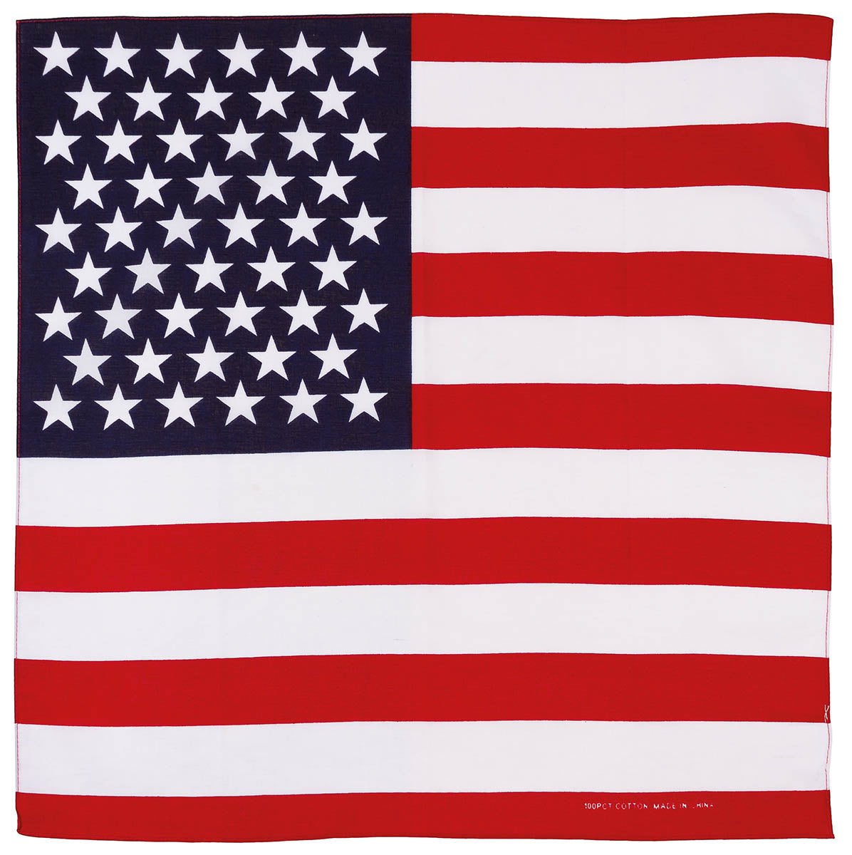 Bandana, USA Fahne, ca. 55 x 55 cm, Baumwolle