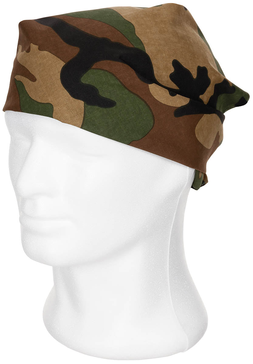 Bandana, woodland, ca. 55 x 55 cm, Baumwolle