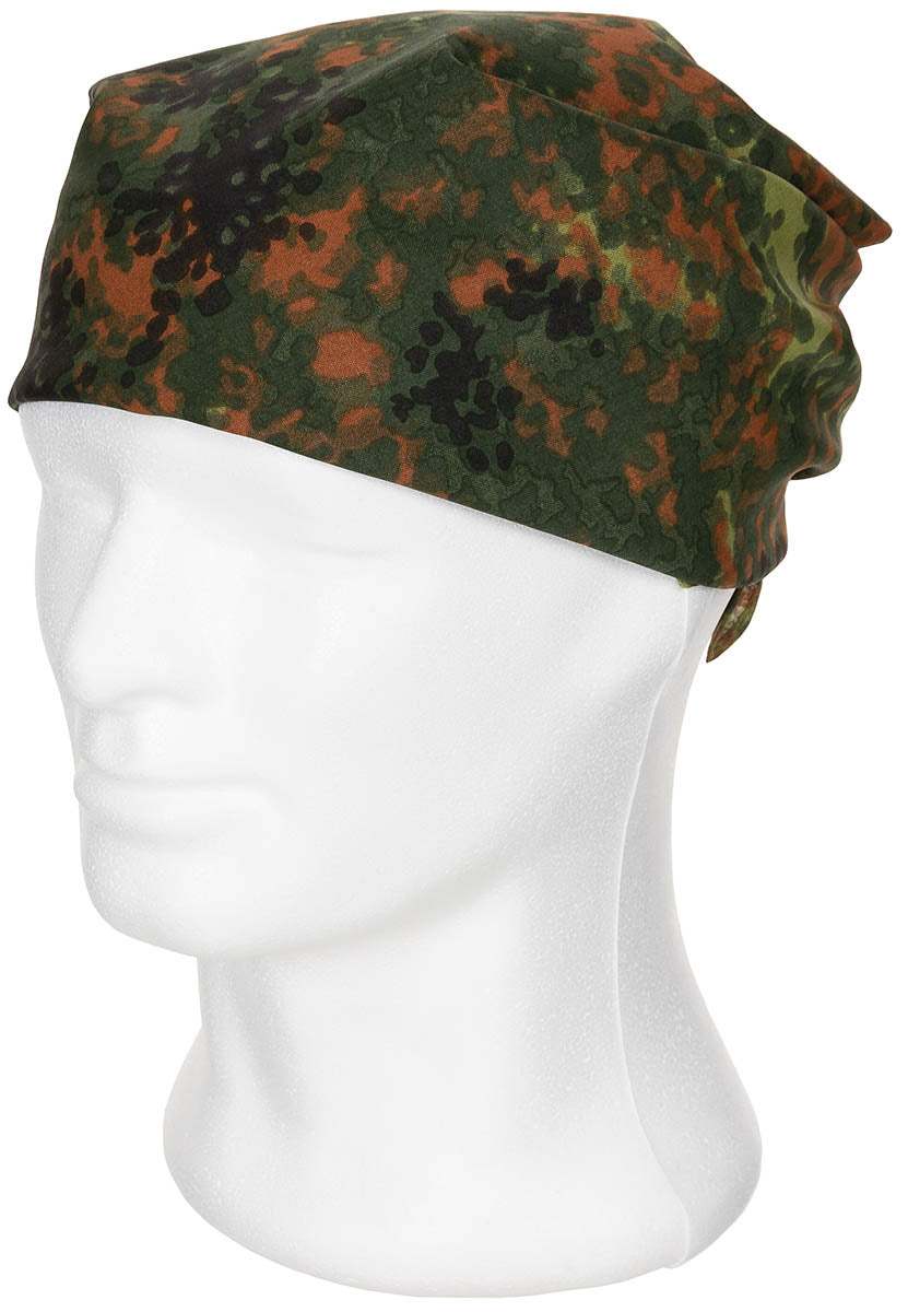 Bandana, flecktarn, ca. 55 x 55 cm, Baumwolle