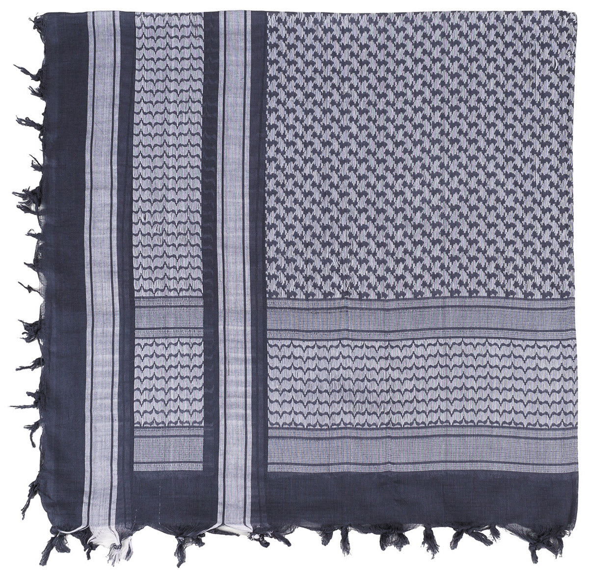 Halstuch, "Shemagh", Supersoft, foliage-weiß