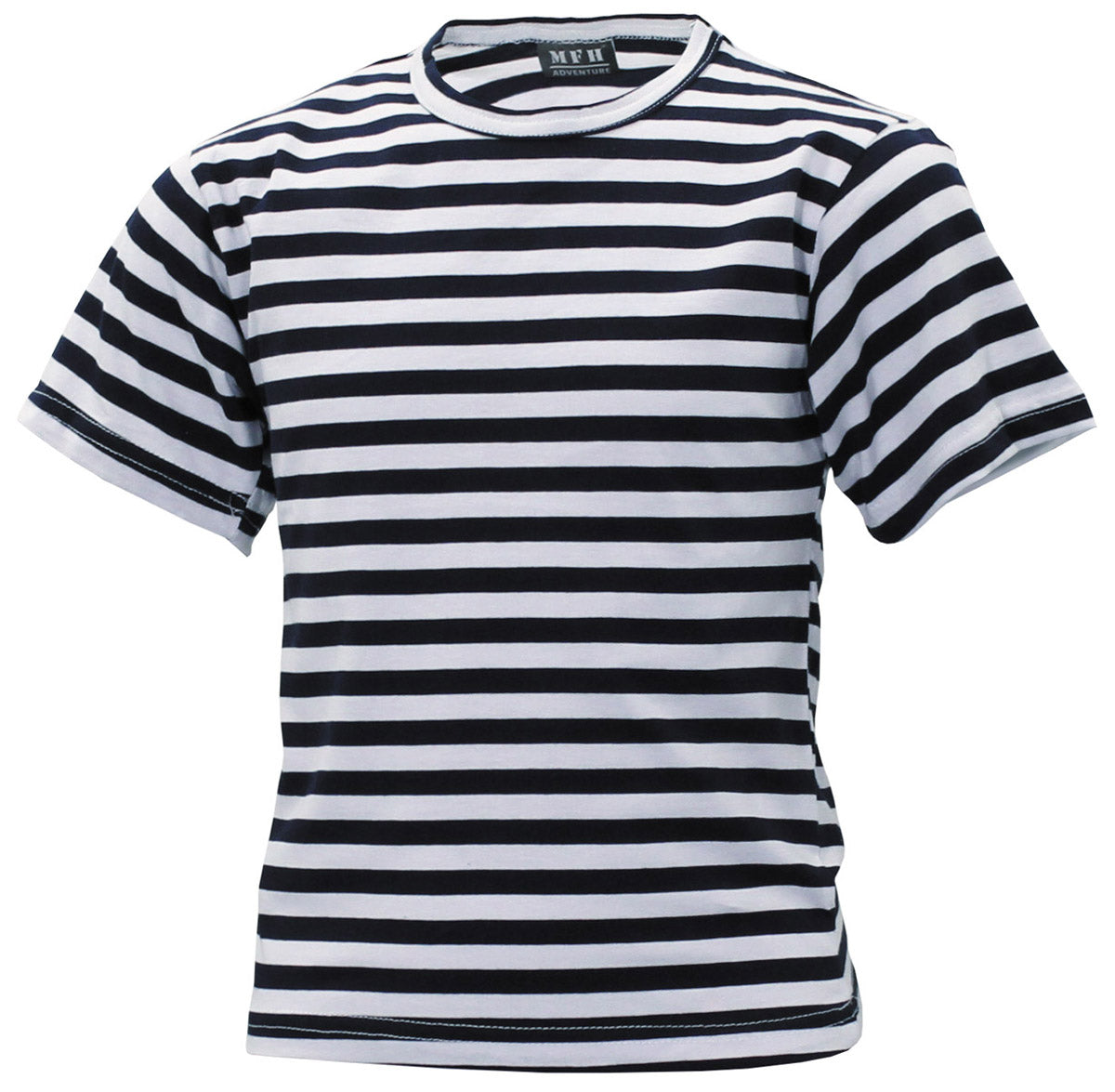 Russ. Marine Kinder T-Shirt, weiß-blau, halbarm