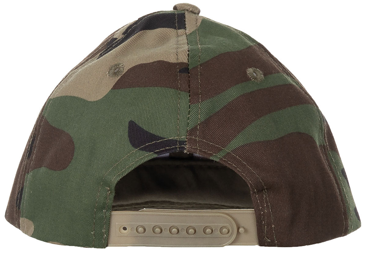 Kinder BB Cap, mit Schild, größenverstellbar, woodland
