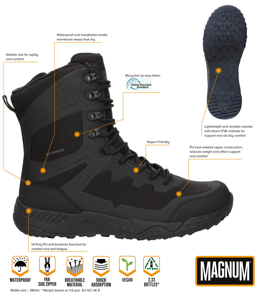 Einsatzstiefel, "MAGNUM", Ultima 8.0 SZ WP, schwarz