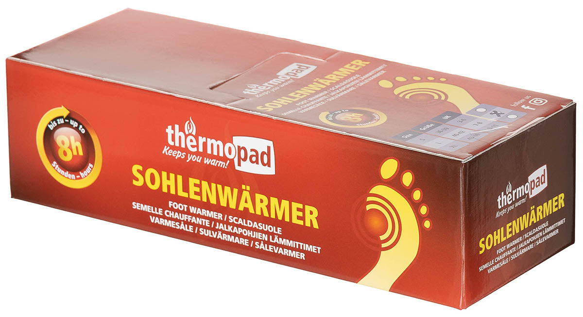 Sohlenwärmer, "Thermopad", für Einmalgebrauch