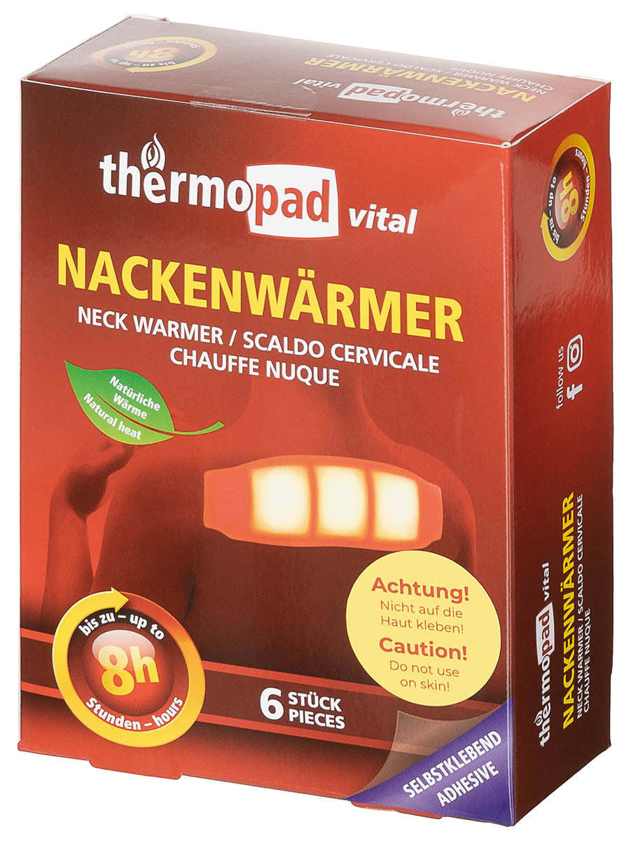 Nackenwärmer, "Thermopad", 6er Pack, Einmalgebrauch