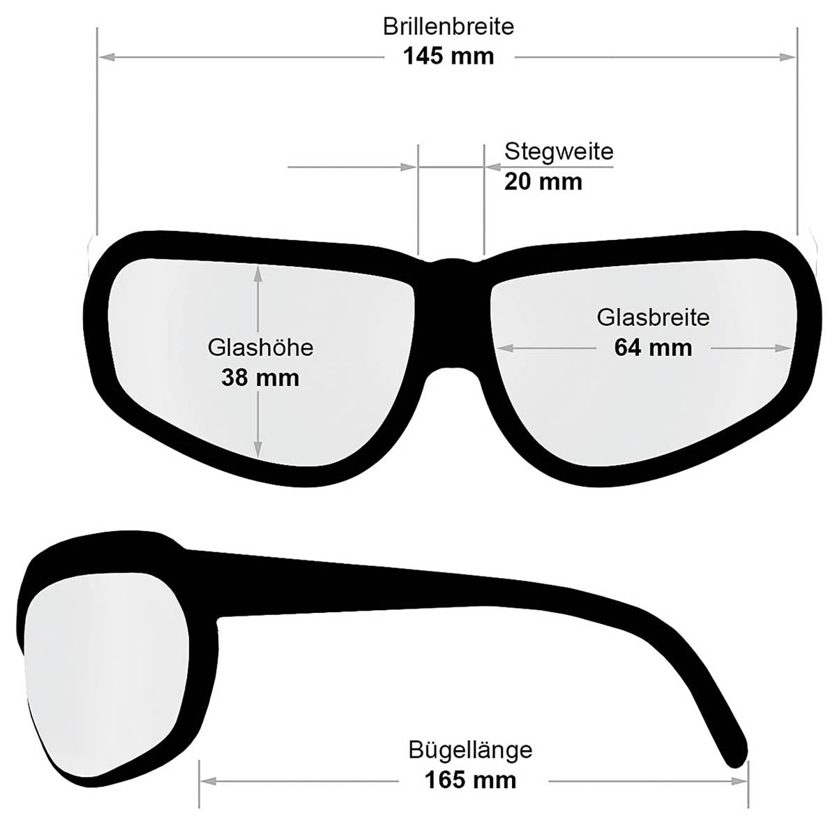 Armee Sportbrille, KHS, smoke
