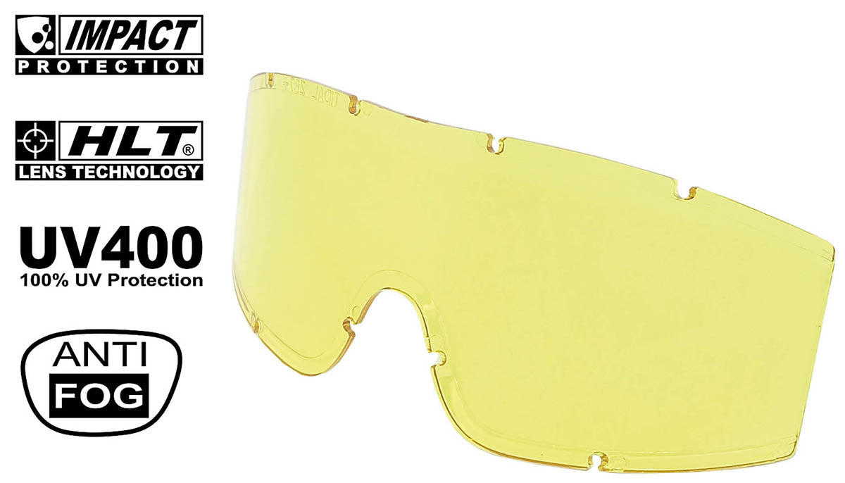 Ersatzscheibe, xenolit, für Tacticalbrille, KHS