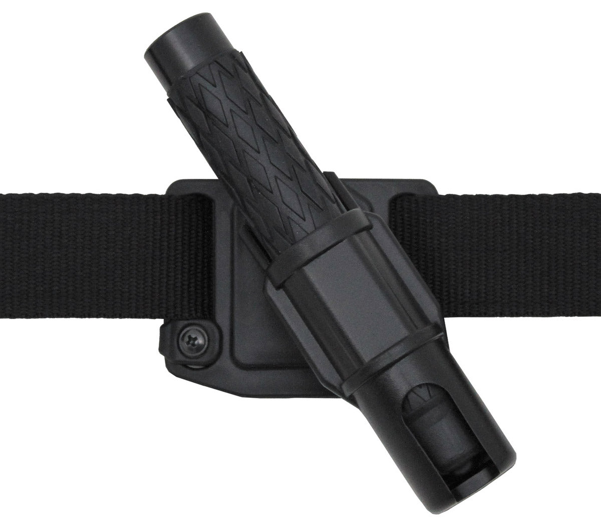 Schlagstockhalter, 9,5 cm, drehbar, schwarz
