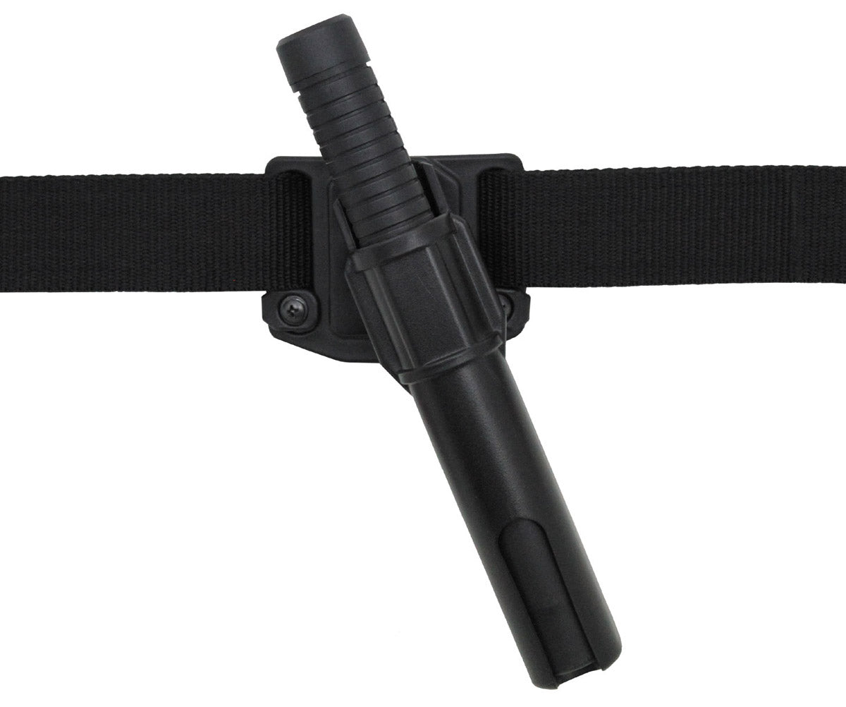 Schlagstockhalter, 16 cm, drehbar, schwarz