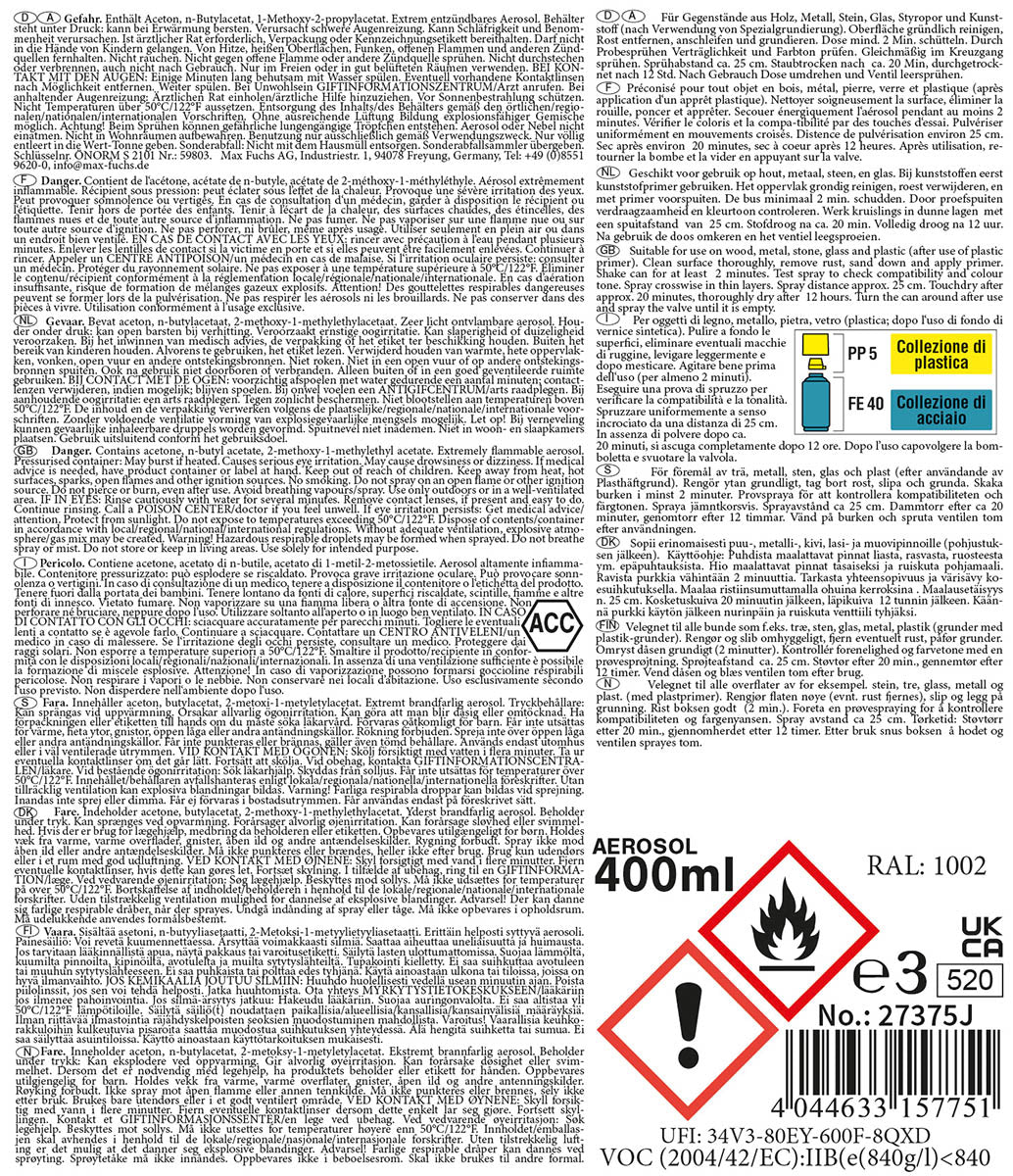 Army Farbspray, WH KHAKI TROPEN, matt, 400 ml