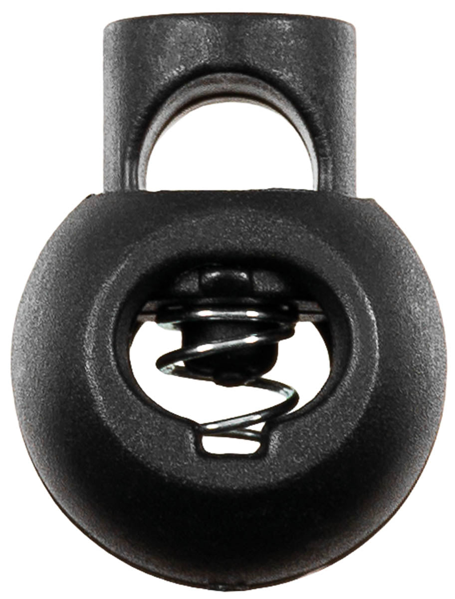 Kordelstopper, schwarz, 10 Stk. im Pack