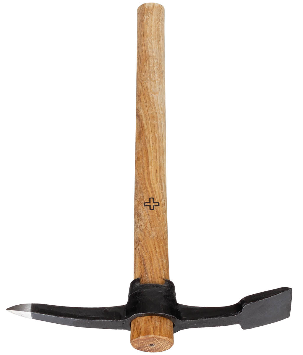 Schweiz. Pionierpickel, mit Holzstiel