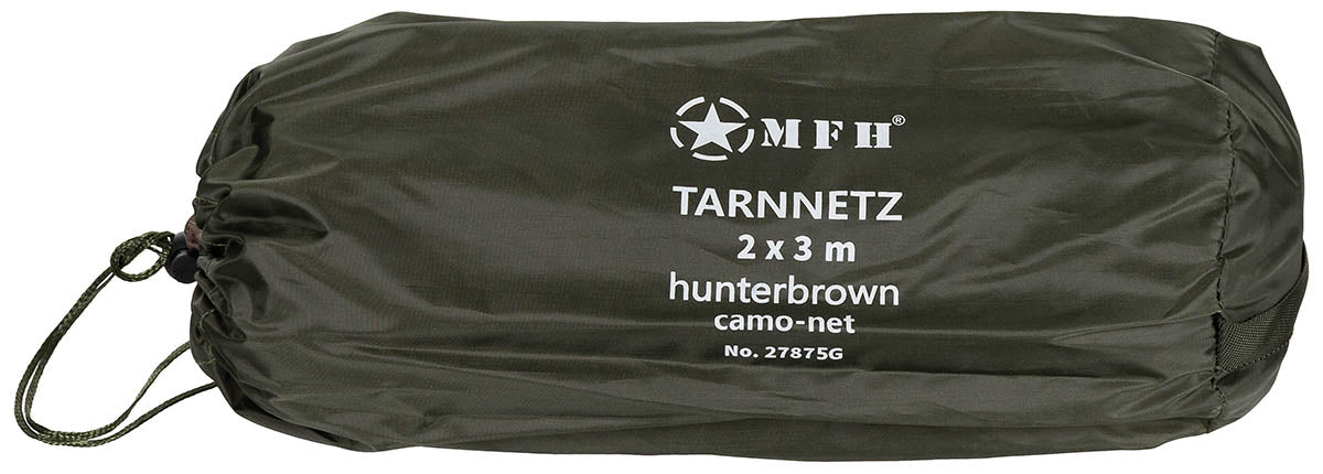 Tarnnetz, 2 x 3 m, wendbar, hunter-braun / oliv