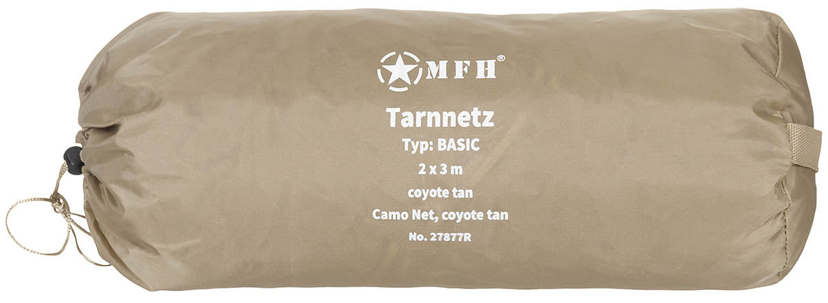 Tarnnetz, 2 x 3 m, "Basic", coyote tan