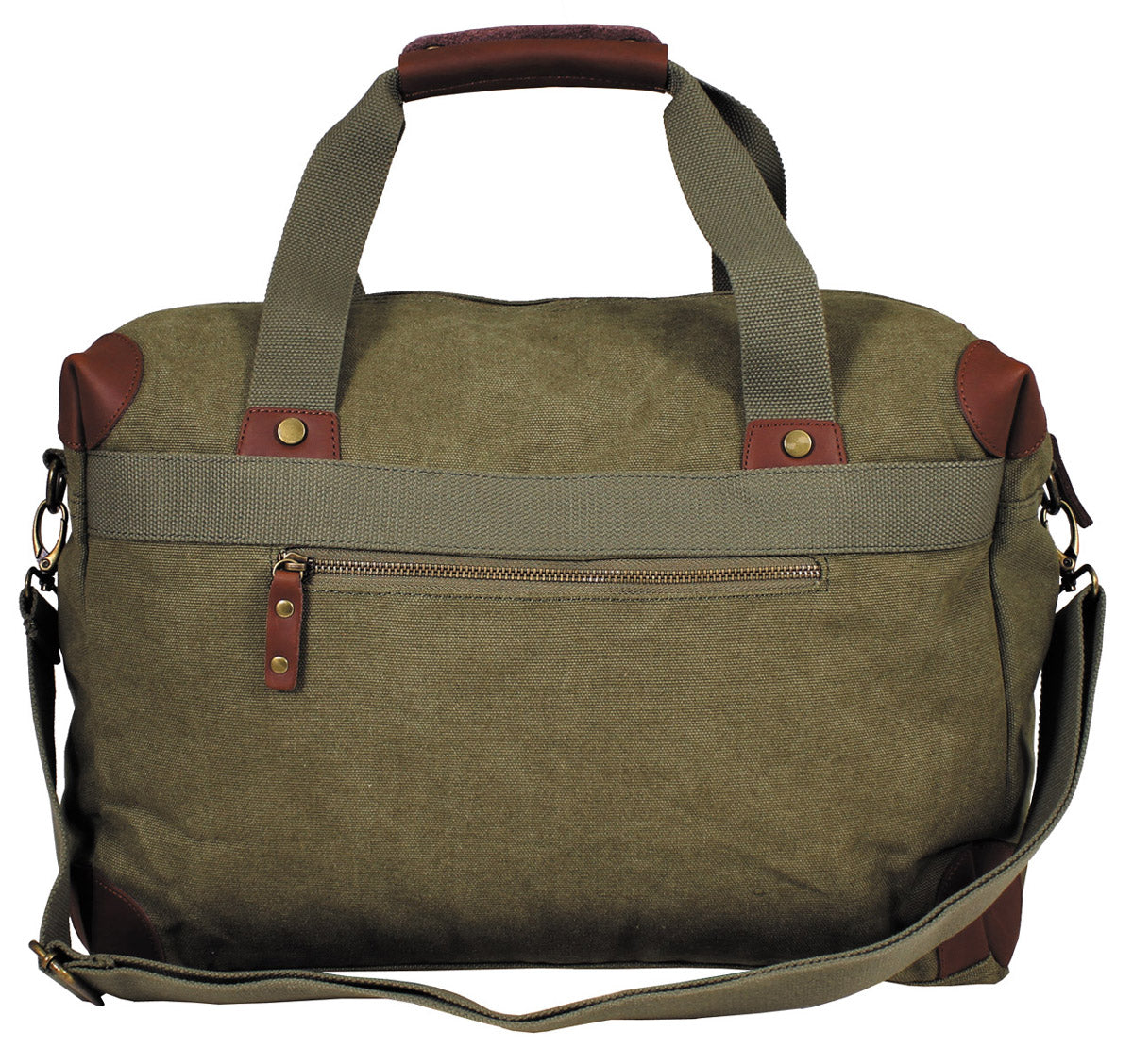 Handtasche, Canvas, "PT", oliv